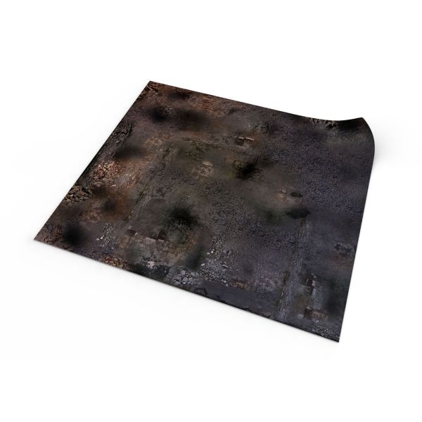 Zrujnowane Miasto 36”x36” / 91,5x91,5 cm - mata do gier bitewnych