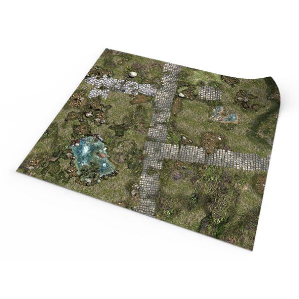 Kraina Skarbów  48”x48” / 122x122 cm - mata do gier bitewnych