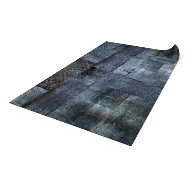 Powojenny Plac  72”x48” / 183x122 cm - mata do gier bitewnych