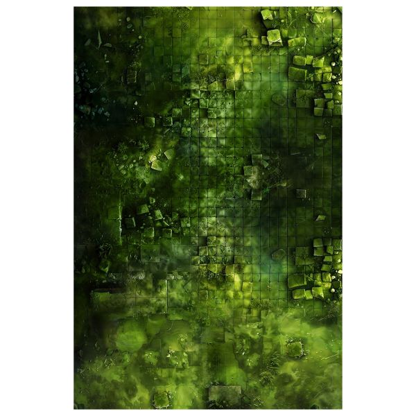 Dżungla 72”x48” / 183x122 cm - mata do gier bitewnych