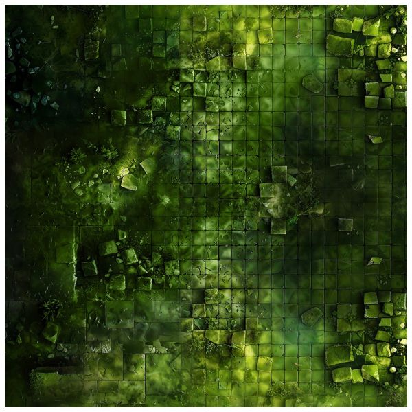 Dżungla 48”x48” / 122x122 cm - mata do gier bitewnych