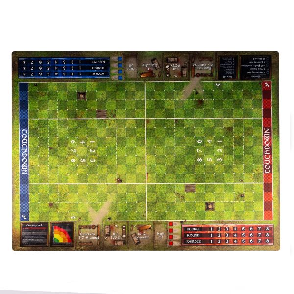Murawa Boiska - 35,5" x 27,5" / 90cm x 70cm - jednostronna mata gumowa kompatybilna z Blood Bowl s3