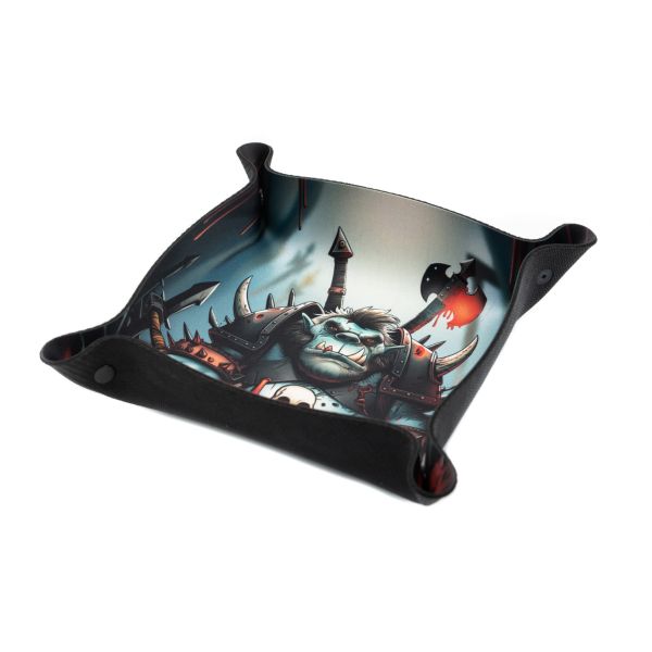 Tacka na kości - Dice Tray - Ork 22x22 cm