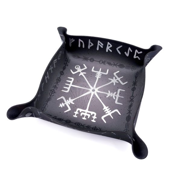 Wikingowa Saga - Dice Tray premium ze srebrnym wykończeniem