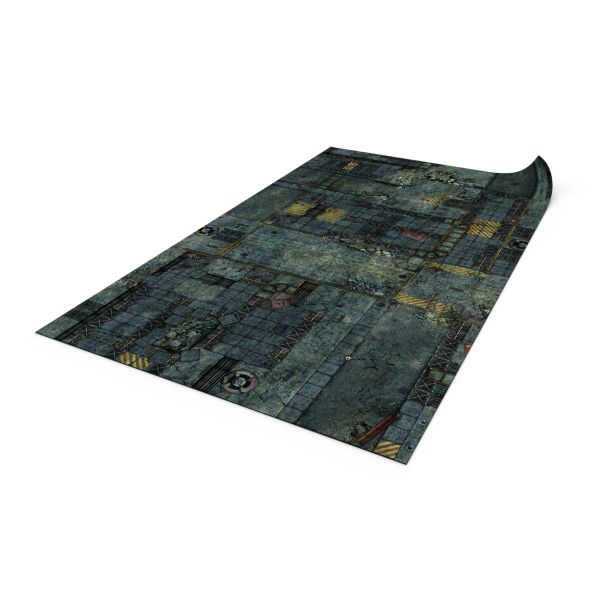 Upadłe Miasto 72”x48” / 183x122 cm - mata do gier bitewnych
