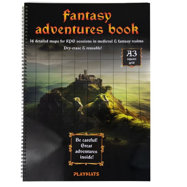 Księga RPG A3 FANTASY - siatka kwadratowa