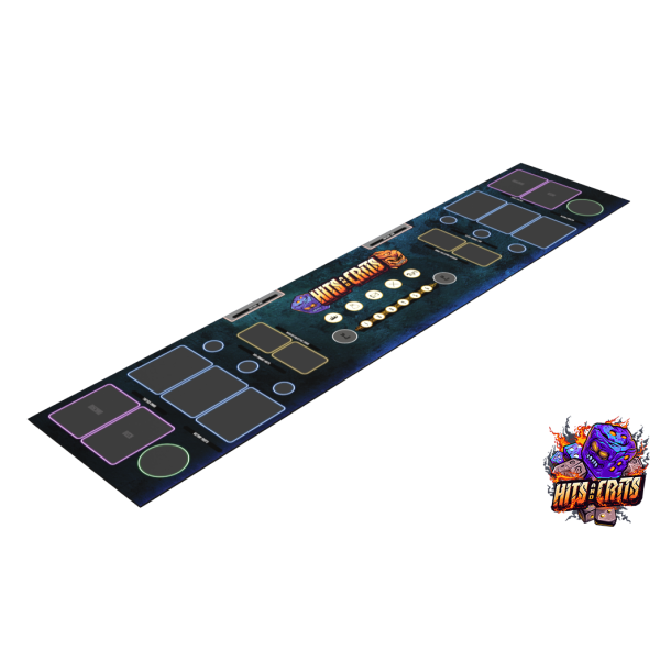 Hits and Crits - Mata taktyczna kompatybilna z A song of Ice and Fire 10,5" x 48" / 27x122 cm