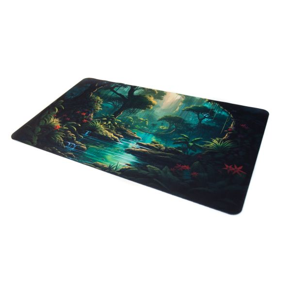 Dżungla 24"x14" / 61x35,5 cm - Gumowa mata do gier karcianych