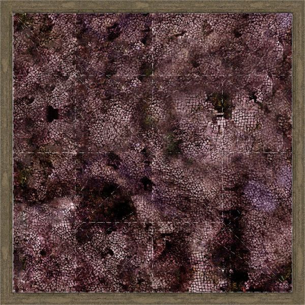 Malifaux Twierdza Latigo, jednostronna, antypoślizgowa mata materiałowa - 37" x 37" / 94 cm x 94 cm