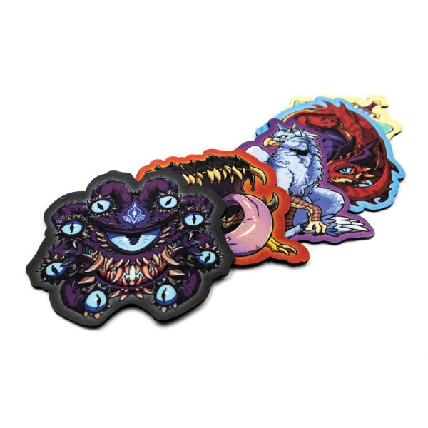 Podkładki pod kubek - Potwory - 5 sztuk