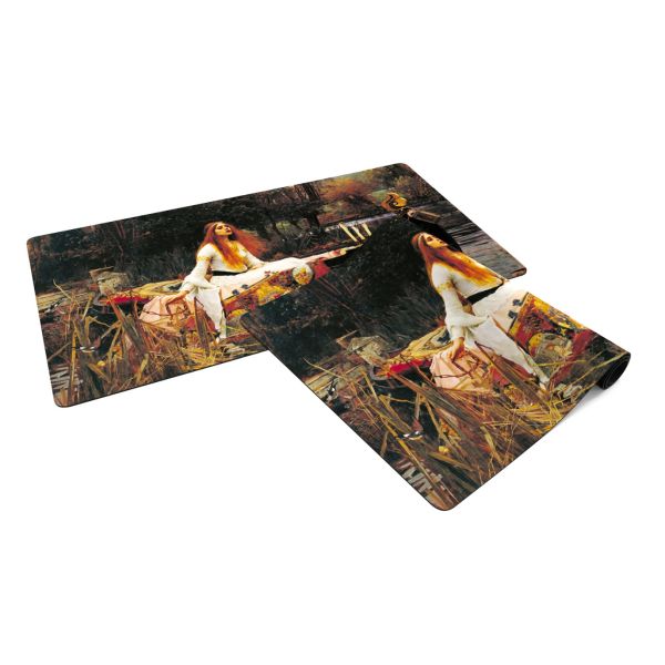 John William Waterhouse - The Lady of Shalott - Podkładka pod myszkę 24"x14" / 61x35,5 cm