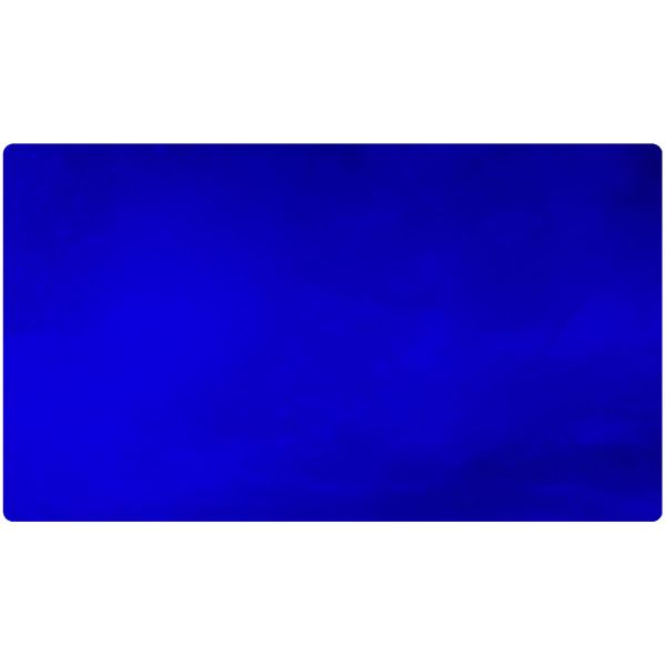 Niebieska 24"x14" / 61x35,5 cm - gumowa mata do gier karcianych