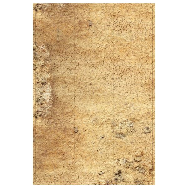 Skalista Pustynia 54"x36" / 137x91,5 cm - jednostronna mata gumowa z siatką komatybilną z grą StarCraft TMG