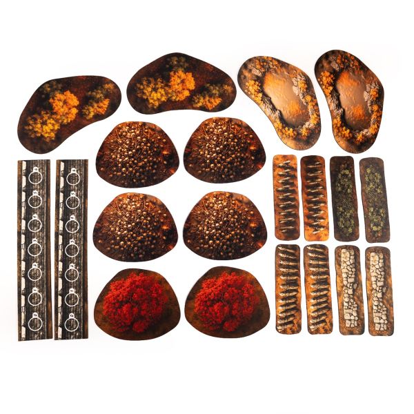 Zestaw terenów Hits&Crits kompatybilny z Song of Ice and Fire - Bloody Dawn