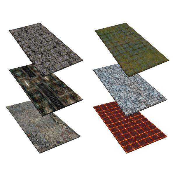 Gumowe strefy  kompatybilne z Warhammer 40K - 12"x6" / 30,5x15cm