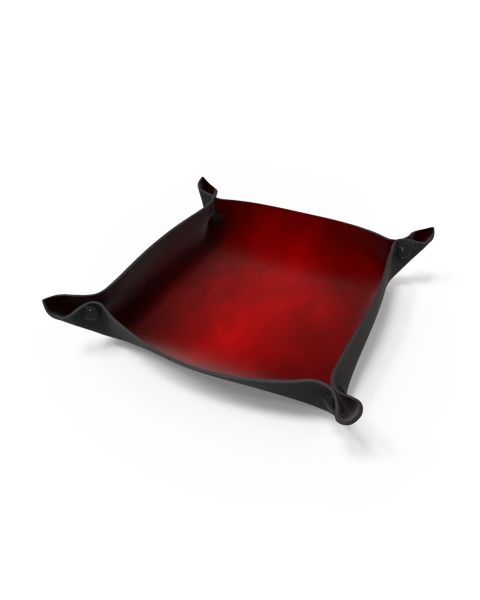 Tacka na kości - Dice Tray - Czerwony Dym 22x22 cm