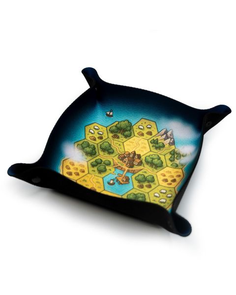Tacka na kości - Dice Tray - Osadnicy 22x22 cm
