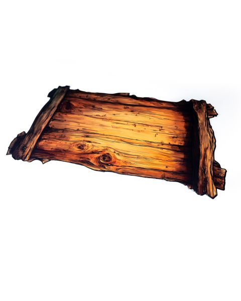 Mata gumowa do gier karcianych 24"x14" / 61x35,5 cm - Drewniana Taca