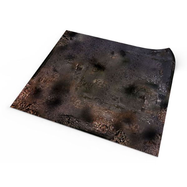 Zrujnowane Miasto  48”x48” / 122x122 cm - mata do gier bitewnych