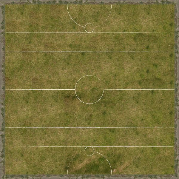 Guildball Uniwersalna Trawa, mata gumowa jednostronna - 36" x 36" / 91,5 cm x 91,5 cm