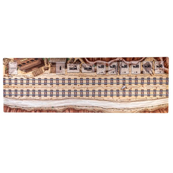 Mata gumowa kompatybilna z grą Colt Express 117 x 40 cm / 46" x 15,7"