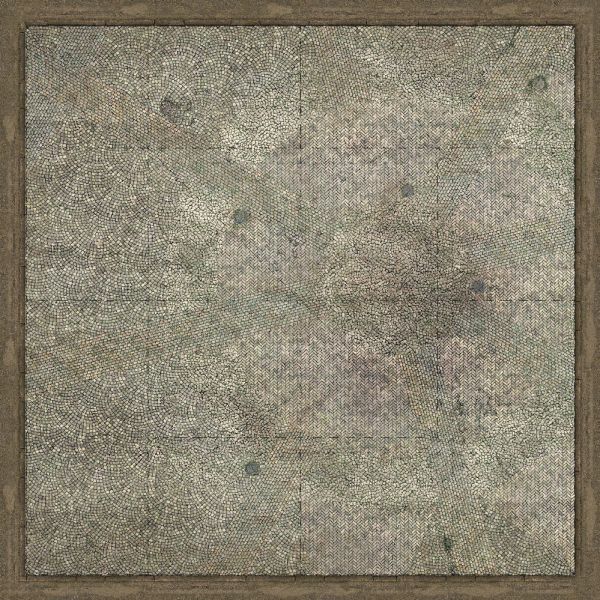 Malifaux Bruk, jednostronna, antypoślizgowa mata materiałowa - 37" x 37" / 94 cm x 94 cm