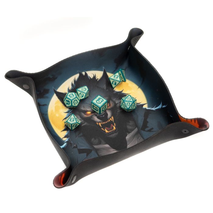 Tacka na kości - Dice Tray - Wilkołak 22x22 cm