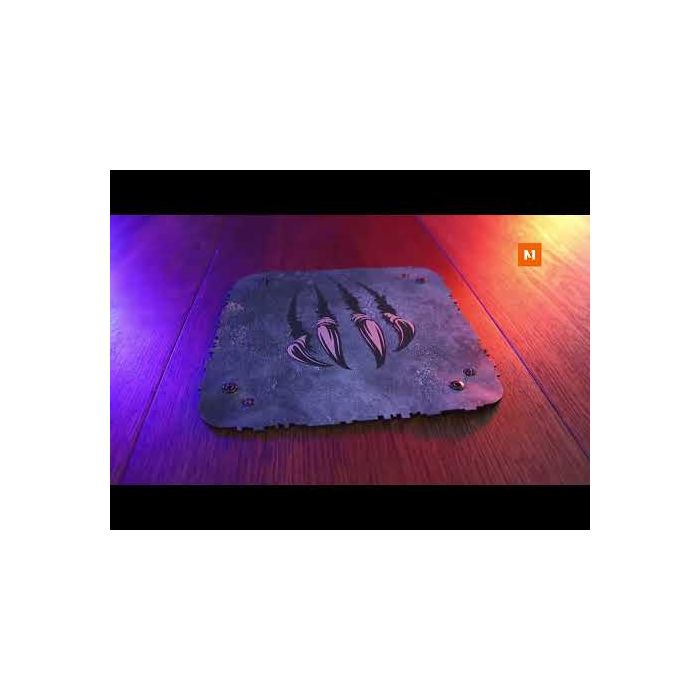 Wilkołak - Dice Tray premium ze srebrnym wykończeniem