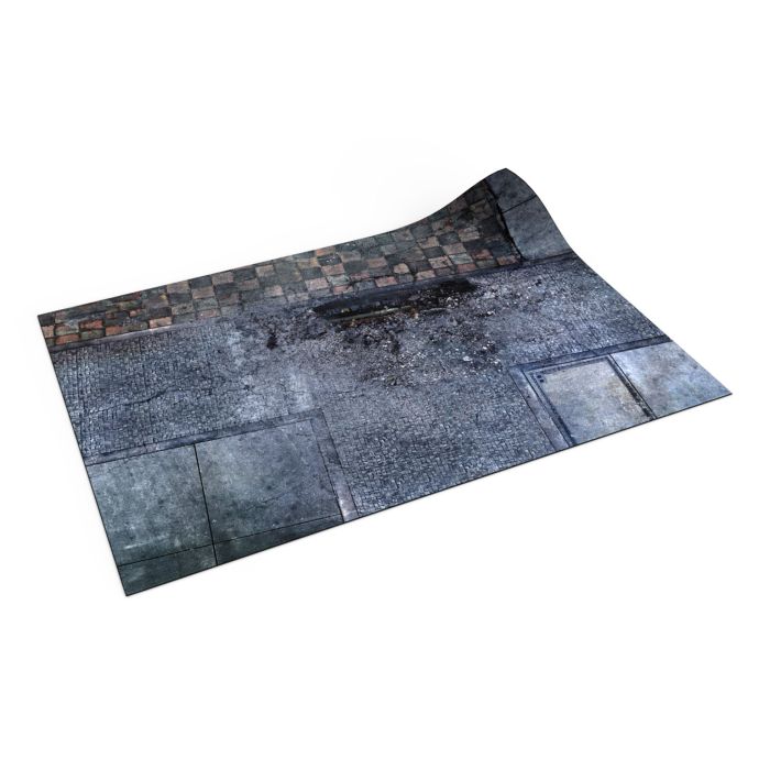 Powojenny Plac  30”x22” / 76x56 cm - jednostronna, antypoślizgowa mata materiałowa