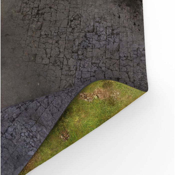 Zrujnowane Miasto  48”x48” / 122x122 cm - dwustronna mata gumowa