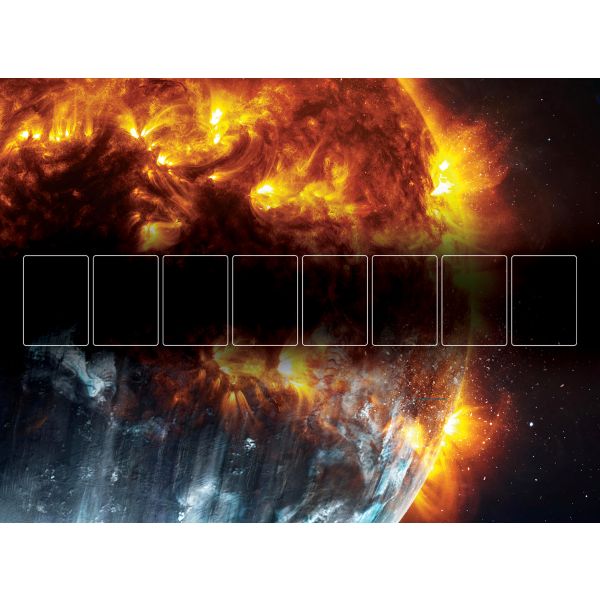 Star Realms - Eksplodujące Planety 24"x18" / 61x45 cm - gumowa mata do gier karcianych