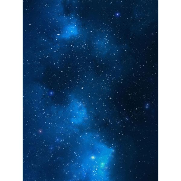 Błękitna Mgławica  30”x22” / 76x56 cm - jednostronna, antypoślizgowa mata materiałowa