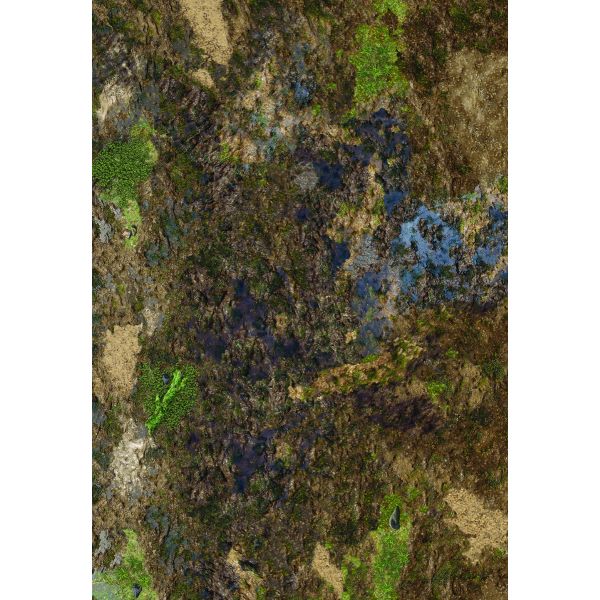 Błotnista Ziemia 44”x30” / 112x76 cm - jednostronna, antypoślizgowa mata materiałowa