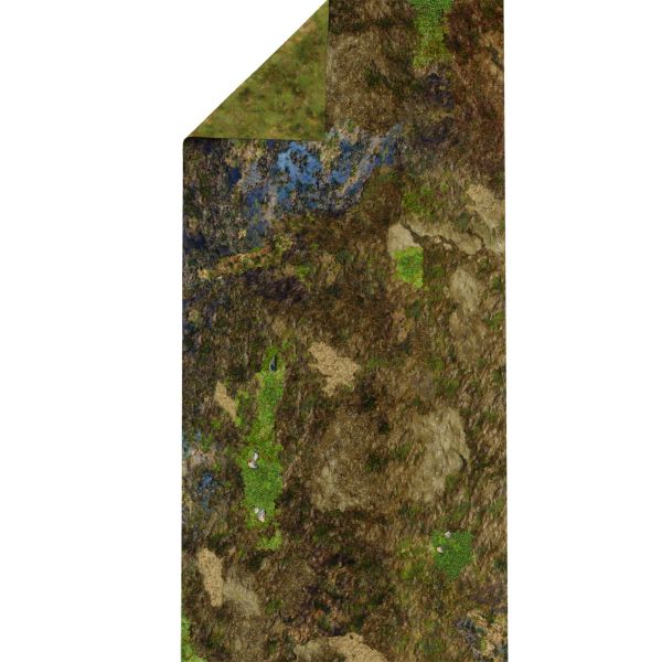 Błotnista Ziemia 44”x90” / 112x228 cm - dwustronna mata gumowa