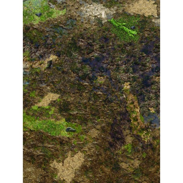 Błotnista Ziemia 30”x22” / 76x56 cm - jednostronna mata gumowa