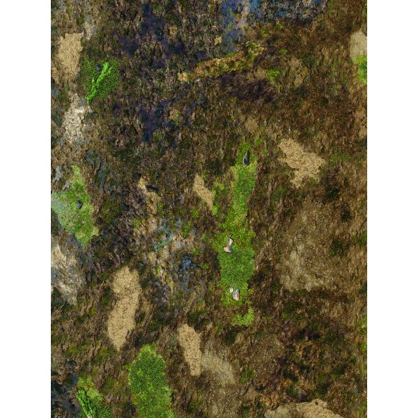 Błotnista Ziemia 48”x36” / 122x91,5 cm - jednostronna, antypoślizgowa mata materiałowa