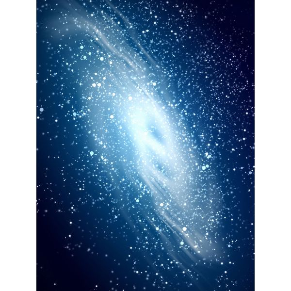 Galaktyka spiralna  30”x22” / 76x56 cm - jednostronna, antypoślizgowa mata materiałowa
