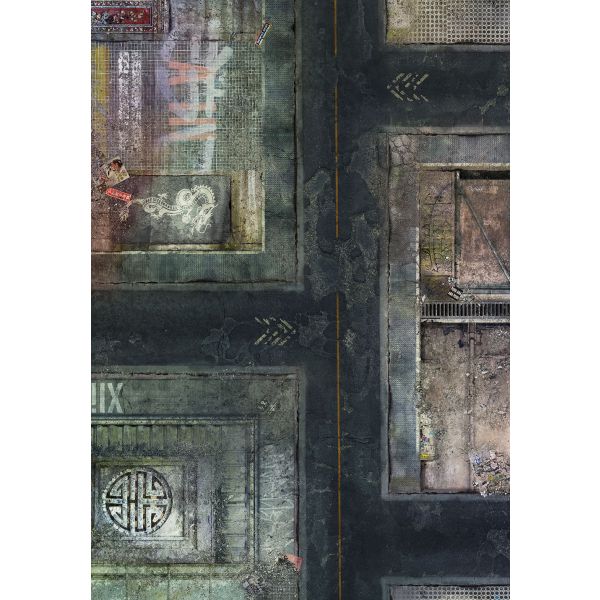 Miasto Przyszłości  44”x30” / 112x76 cm - jednostronna mata gumowa