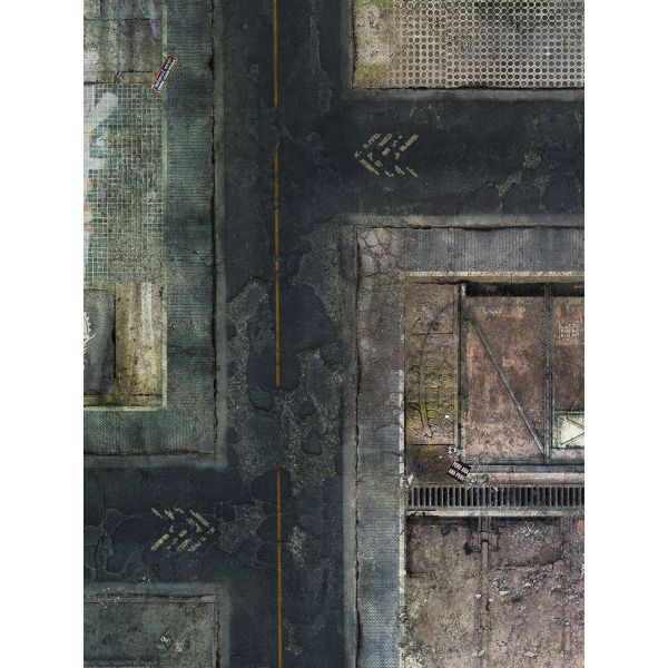 Miasto Przyszłości  30”x22” / 76x56 cm - jednostronna, antypoślizgowa mata materiałowa