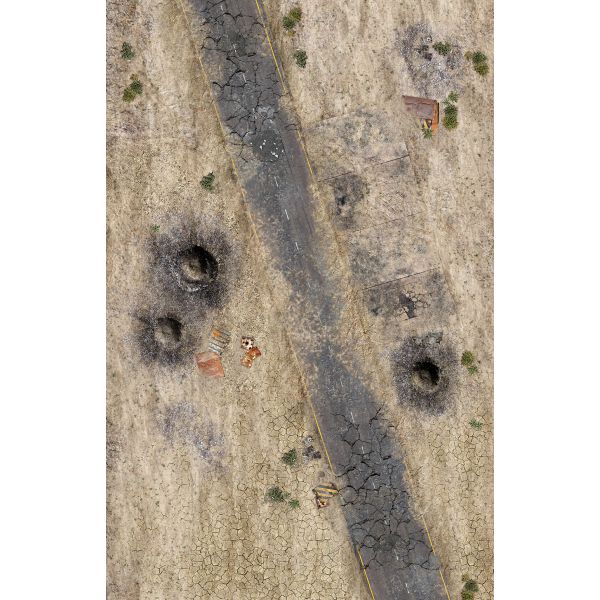 Wasteland  72”x48” / 183x122 cm - jednostronna mata gumowa