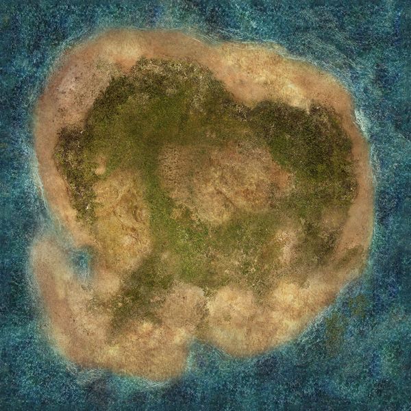 Wyspa  36”x36” / 91,5x91,5 cm - jednostronna mata gumowa