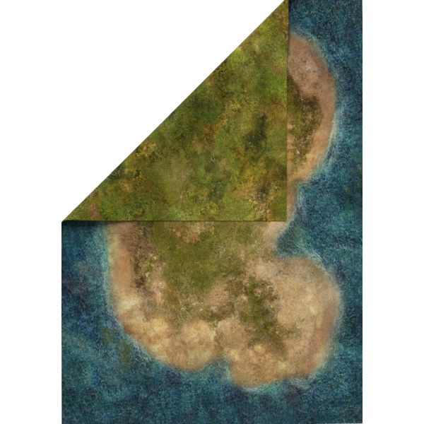 Wyspa  30”x22” / 76x56 cm - dwustronna mata gumowa