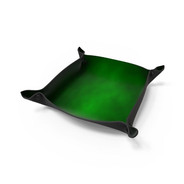 Tacka na kości - Dice Tray - Zielony Dym 22x22 cm