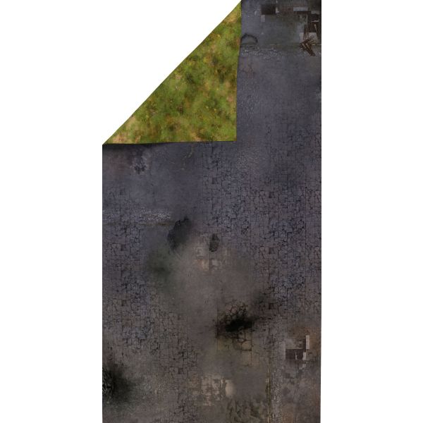 Zrujnowane Miasto  72”x36” / 183x91,5 cm - dwustronna mata gumowa