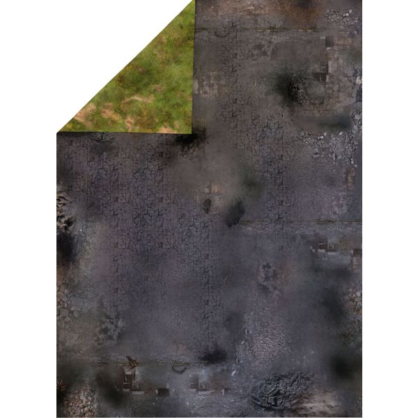 Zrujnowane Miasto  44”x60” / 112x152 cm - dwustronna mata gumowa