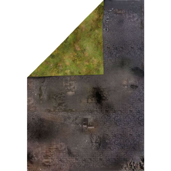 Zrujnowane Miasto  44”x30” / 112x76 cm - dwustronna mata lateksowa