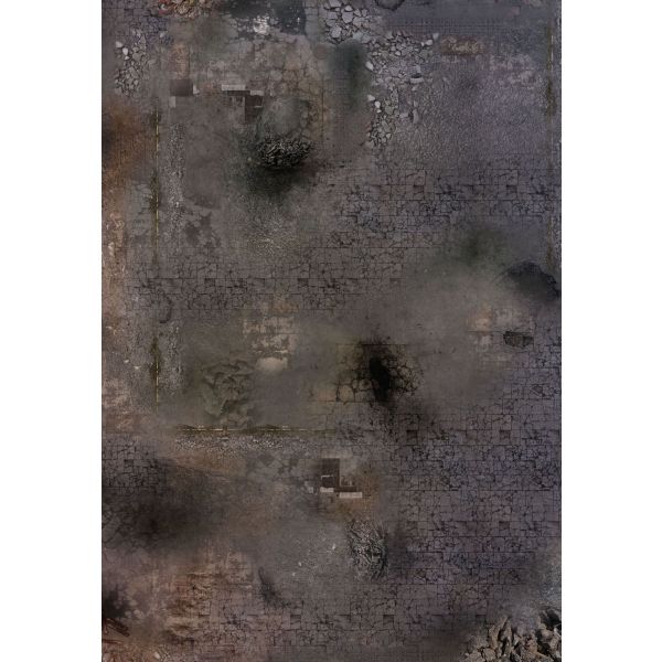 Zrujnowane Miasto  44”x30” / 112x76 cm - jednostronna mata gumowa
