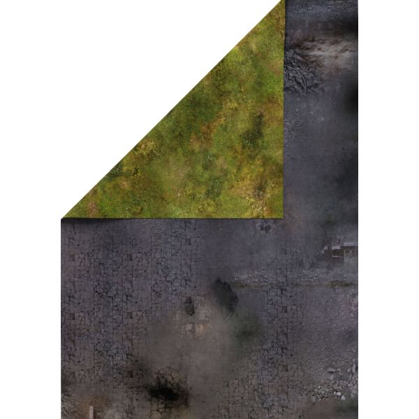Zrujnowane Miasto  30”x22” / 76x56 cm - dwustronna mata lateksowa