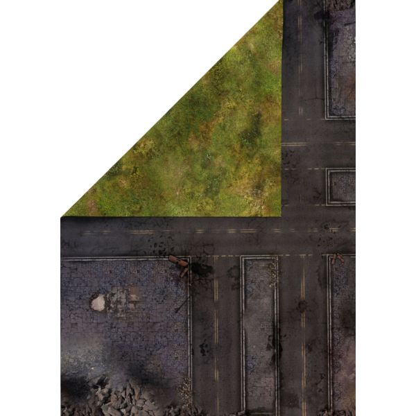 Zrujnowane Ulice  30”x22” / 76x56 cm - dwustronna mata lateksowa